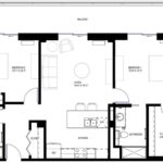 Redwood Serenity - 1083 sq ft floorplan